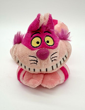 Disney Store ALICE in Wonderland CHESHIRE Cat Pink Stripe Plush 7" Inch