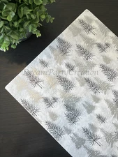 FROSTED FOREST Design Tissue Paper Sheet Choose Size & Package Amount
