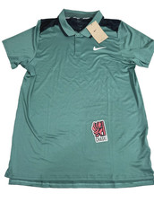 Nike Court Polo Jersey Green Tennis Dri-Fit Short Sleeve Men's Medium FD5317-361