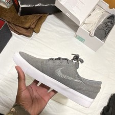 Nike SB Zoom Janoski Flyleather RM Gray Skateboarding Shoes Men&rsquo;s US 8.5 D