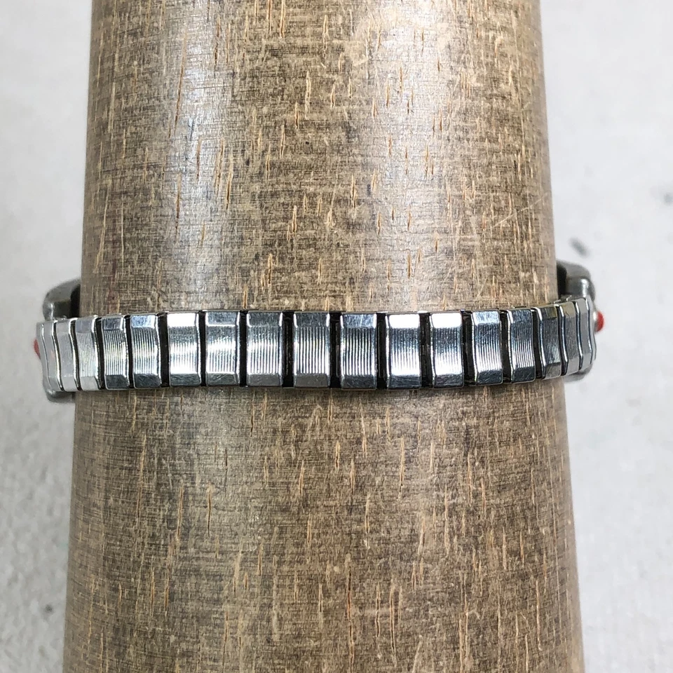 Reloj De Colección Q & Q Mejor Mujer Turquesa Plata Expansión Mecánico Cuerda 23mm 6" Foto 4 de 4