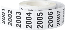 1.5 x 0.79 Inch Numbered Inventory Stickers 2000-3000 Consecutive number stick
