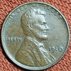 1910 Lincoln Wheat Cent 1C Copper Coin AU Details