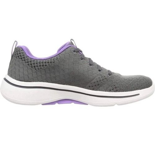 Skechers Womens Go Walk Arch Fit Unify 124403 Gray Running Shoes Sneakers Size 6 - Picture 7 of 7
