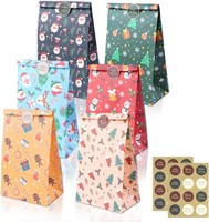GeschenktüTen Weihnachten Klein Mit Aufklebern 24 StüCk WeihnachtstüTen