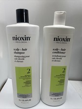  2 Pack Nioxin System 2 Liter Duo Shampoo and Conditioner , 33.8 oz Ea