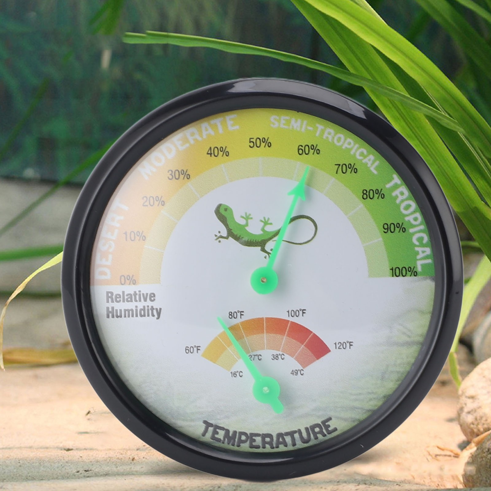 Thermometer Hygrometer Dial High Precise Pointer Type Mechanical Temperature And