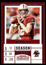 Matt Ryan 2017 Panini Contenders Draft Picks #74 Boston College Eagles NFL READ