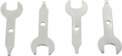 4 Pcs Collet Wrench Key, 3/8 Inch / 9.5Mm Stainless Steel Multitool Wrench, Sliv