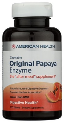 American Health Original Papaya Enzyme Chewable Tablets