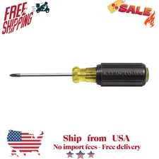 Klein Tools 603-3 3-Inch Round Shank No.1 Profilated Phillips Tip Screwdriver
