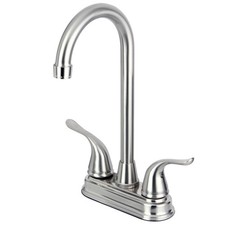 Kingston Brass KB249.YL Yosemite 1.8 GPM Standard Bar Faucet - Nickel