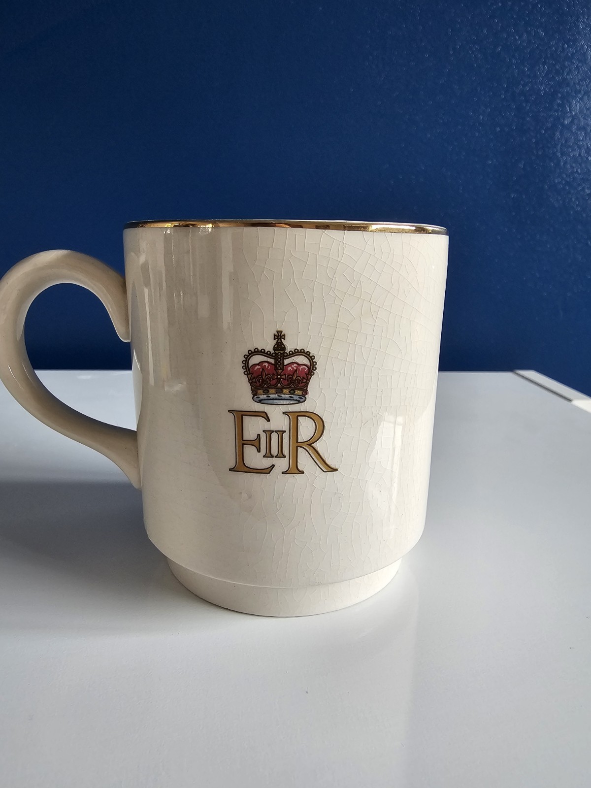 Vintage Queen Elizabeth II Silver Jubilee Mug 1977 British Royalty Commemorative image 5