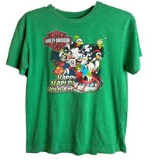 VTG Y2K Harley Davidson Looney Tunes" T-Shirt Youth Large Adult S Salem, Oregon