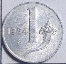 1 Lira 1954 R Italie Italy - 912316