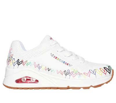 SKECHERS Uno Limited Edition JGoldcrown White Women's