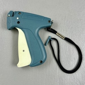 Vintage Dennison Tag Tagging Gun USA Blue 4x4.5"