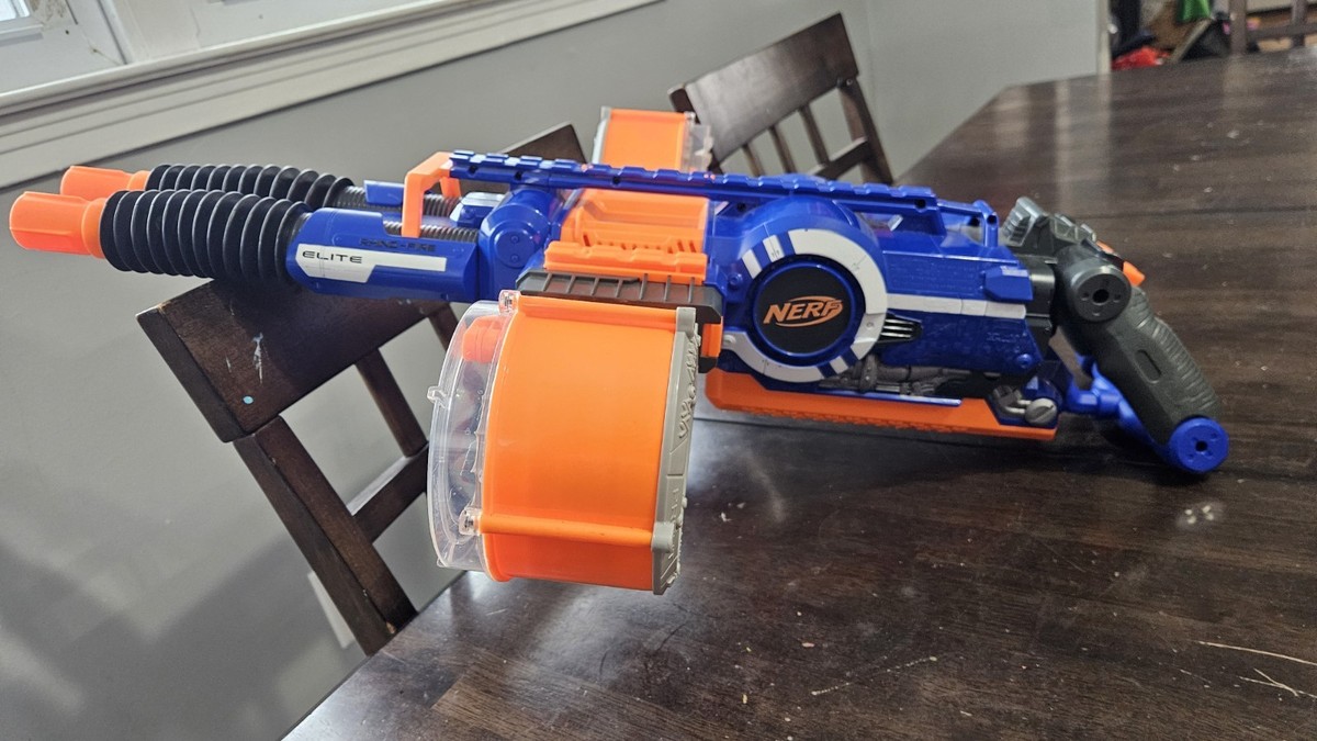 Hasbro NERF N-Strike Elite Rhino-Fire Blaster 791325008092| eBay