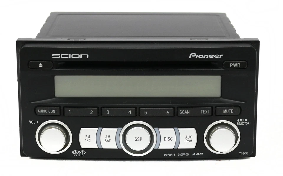 Toyota Scion TC XB XD 2008-2014 radio AM FM mp3 CD PT546-00080 cara T1808 Foto 2 de 4