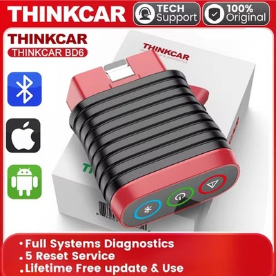 Thinkcar BD6 Code Reader 5 Resets Full Systems Auto Diagnostic Tool Free Update