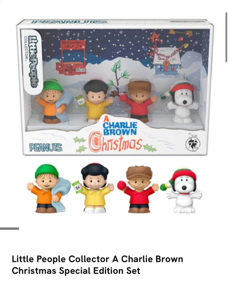 Little People Collector A Charlie Brown Christmas Peanuts Snoopy New