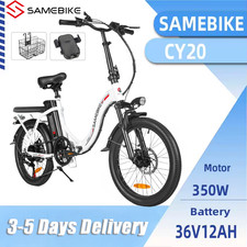 SAMEBIKE Elektrofahrrad 20 Zoll 350 Damen E-City bike Klapprad Pedelec 25KM/H EU