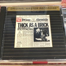 Thick as a Brick Jethro Tull MFSL GOLD CD Mobile Fidelity UDCD 510 EXC EXC