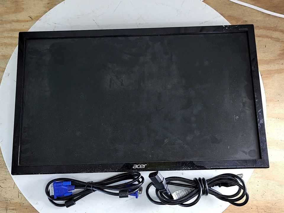 ACER K222HQL UM.WX3AA.004 21.5" LCD Monitor HDMI DVI VGA GRADE B SEE NOTES - Image 2 of 4