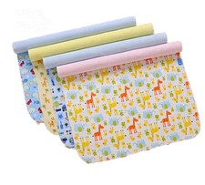 4pcs Pack Baby Infant Waterproof Cotton Changing Pads Washable Resuable Diape