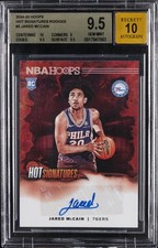 2024 PANINI HOOPS BASKETBALL HOT SIGNATURES JARED MCCAIN RC BGS 9.5 AUTO 10