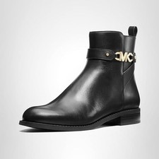 MICHAEL Michael Kors Farrah Flat Bootie BLACK size 7