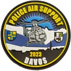SWISS AIR FORCE POLICE AIR SUPPORT HELI 2023 Davos CVP mit Klett.