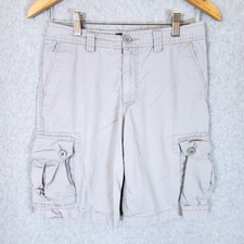POLO Ralph Lauren Cargo Shorts Boys Size 16 Light Gray 100 Cotton