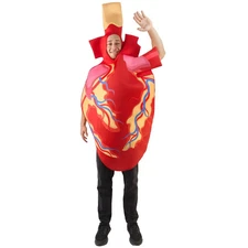 Heart Performance Jumpsuit Party Cosplay Funny Costume Themed Dress Up