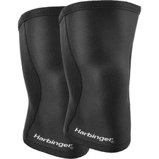 Harbinger 5mm Weight Lifting Knee Sleeves - Black
