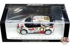 Spark 1/43 Citroen DS3 WRC 8th Monte Carlo 2015 #4 Diecast Japan