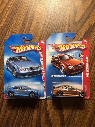 hot wheels AMG Mercedes CLK DTM Web Trading Cars Blue And Copper! NMINT/MINT!