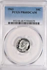 1963 Roosevelt Dime Proof PCGS PR68DCAM PF 68 ULTRA CAMEO Frosty Coin 10C