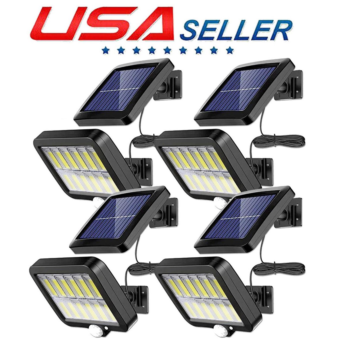 1200000lm LED Solar Street Light Security Flood Lamp Motion Sensor Outdoor Wall