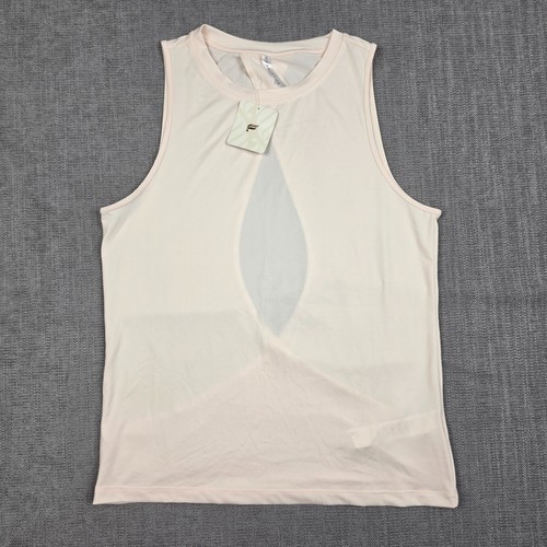 Fabletics Tank Top Womens S Blake Open Back Light Pink Activewear Athleisure NWT