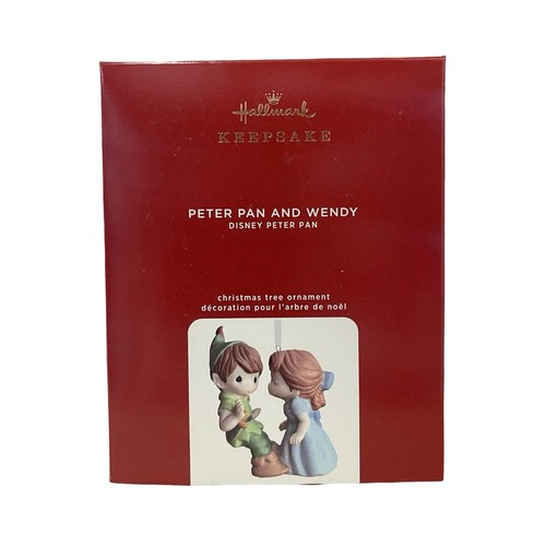 2020 Hallmark Disney Peter Pan And Wendy Precious Moments Limited Ornament - Afbeelding 1 van 7