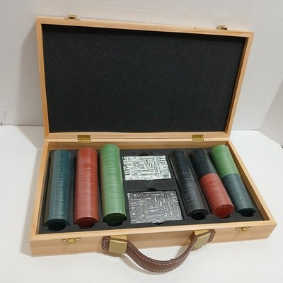 Hearth & Hand Magnolia Poker Chip Set with Complete Set in Solid Box
