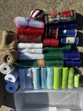 LARGE Lot Of Deco Mesh Poly Mesh variety Free Shipping