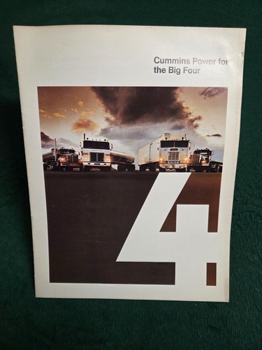 CUMMINS Engines  White, Freightliner, Western Star, Autocar  1970s RARE Vintage