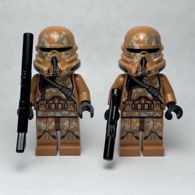 LEGO Star Wars Geonosis Airborne Clone Trooper Minifigure Bundle x2 SW0605 75089
