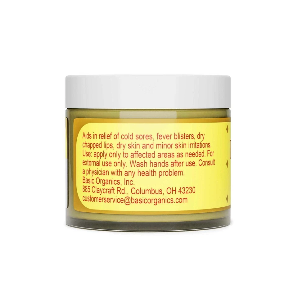 Basic Brands L Ungüento de Lisina Vitaminas A D y E Manteca de Cacao .875oz Paquete de 2 Foto 2 de 3