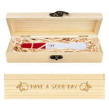 Lemon Pattern Pregnancy Test Souvenir Box, Have a Good Day Fruit Wooden Keeps...
