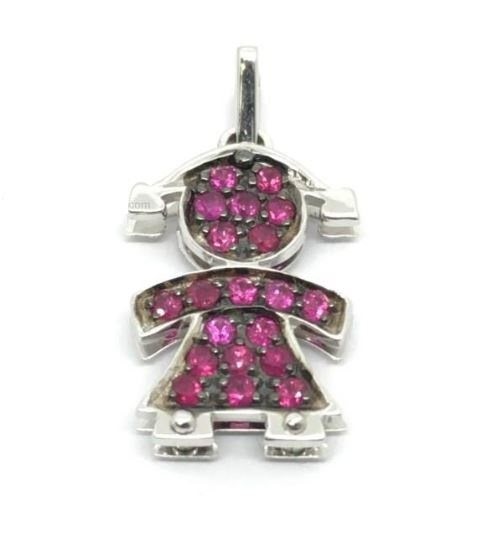 Pendentif Donna Oro or et rubis pour sublimer vos tenues de soirée chic