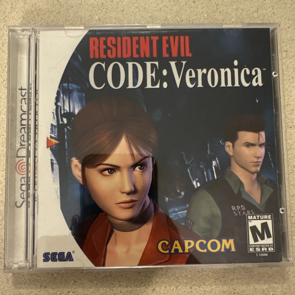DreamCast BIOHAZARD CODE: Veronica w/ Metal Plate Japan import DC Resident Evil