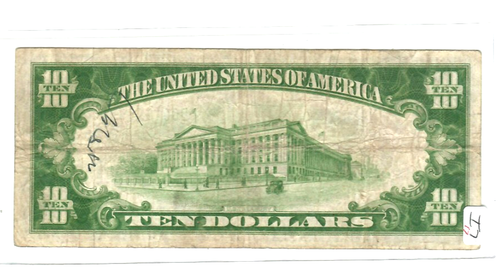 $10 "STAR"STAR"STAR" (LOW SERIAL) (1928-A) "RARE STAR"!! (NUMBER 4) $ 10 STAR!! - Picture 3 of 3